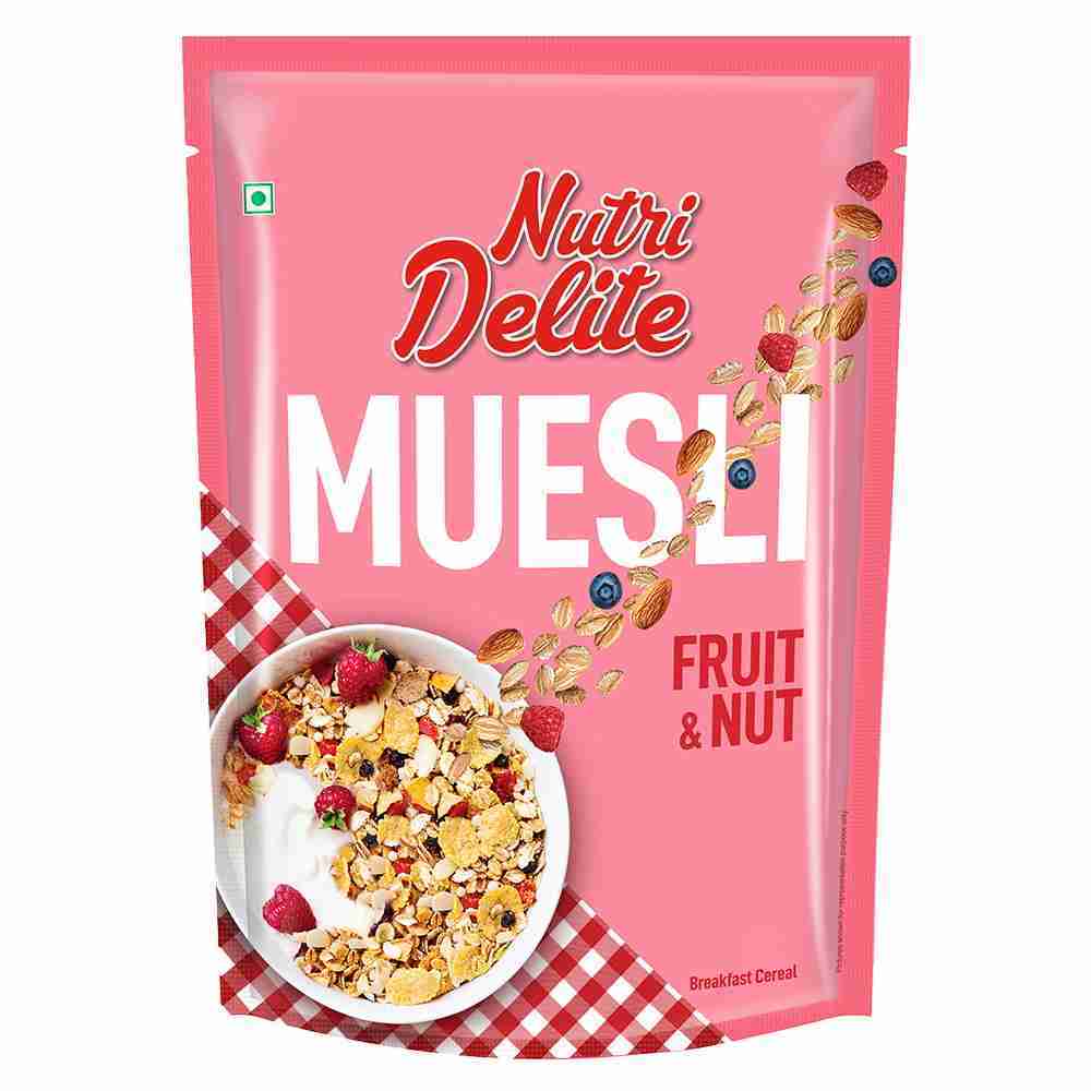 NUTRI DELITE MUESLI FRUIT  NUT 750G