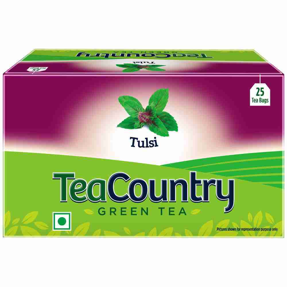 TULSI TEACOUNTRY GREEN TEA 37.5G 25N