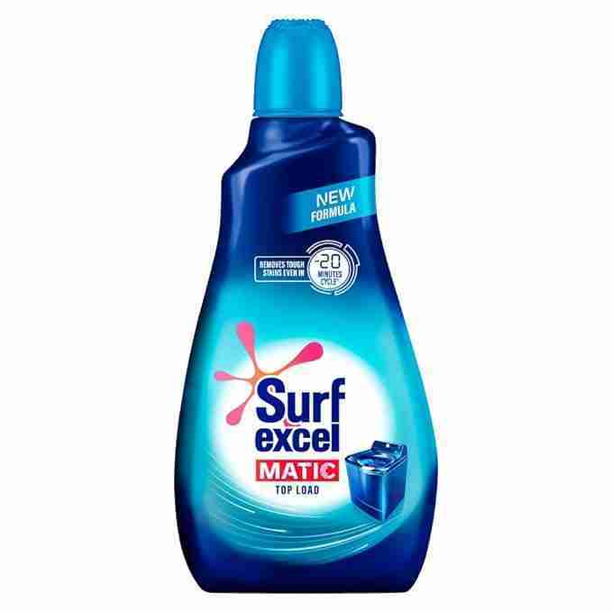 Surf Excel Matic Top Load Liquid Detergent 1L|| Specially designed for Tough Stain Removal on Laundry in Washing Machines