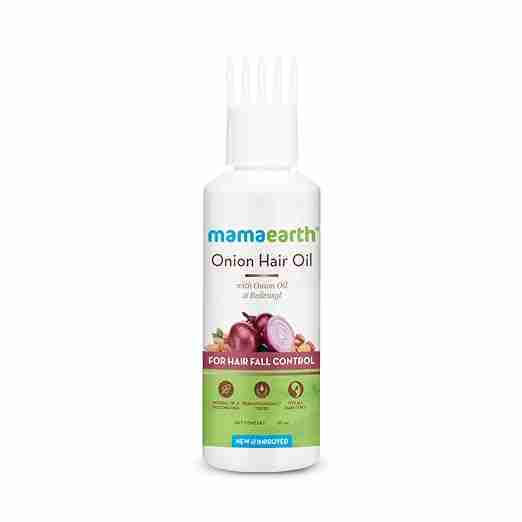 Mamaearth Onion Hair Oil for Hair Growth & Hair Fall Control with Redensyl 50 ml