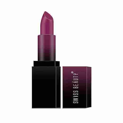 Swiss Beauty Hd Matte Pigmented Smudge Proof Lipstick | Creamy Matte Long Stay Lipstick | Attitude, 3.4g