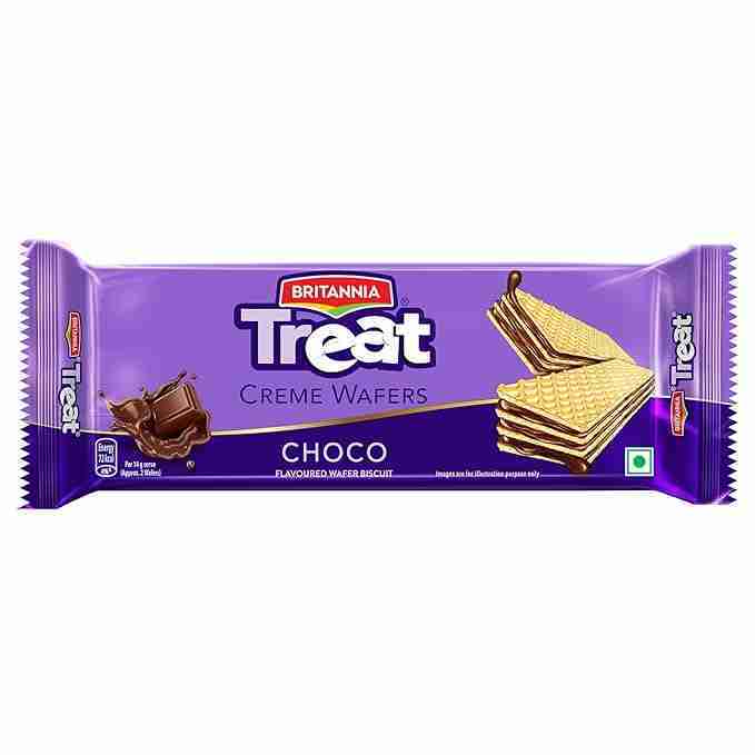 Britannia Treat Crème Wafers - Choco Flavoured Wafer Biscuit