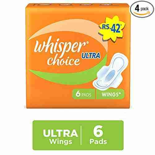 Whisper Choice Ultra Sanitary 6 Pads