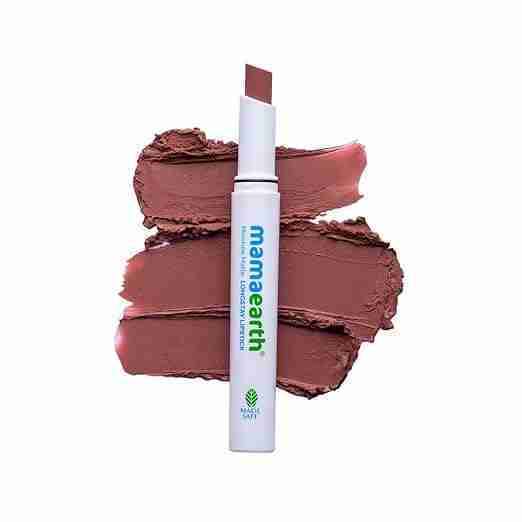 Mamaearth Moisture Matte Longstay Lipstick With Avocado Oil & Vitamin E For 12 Hour Long Stay-09 Espresso Brown - 2 G