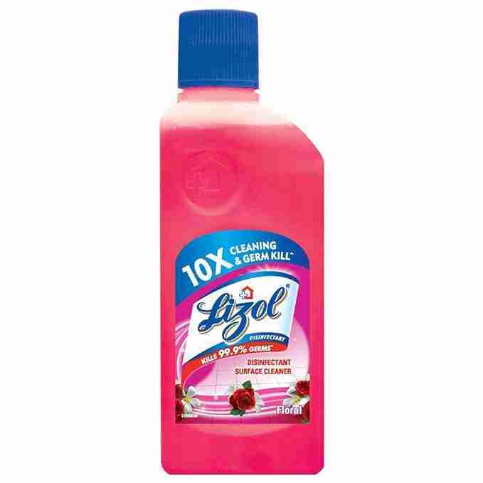 Lizol Disinfectant Surface & Floor Cleaner Liquid, Floral - 200 ml | Kills 99.9% Germs | India's # 1 Floor Cleaner