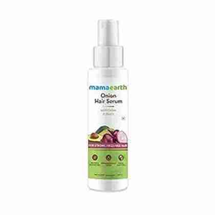 Mama Earth Onion Hair Serum with Onion AND Biotin for Strong Frizz Free Hair 100ml