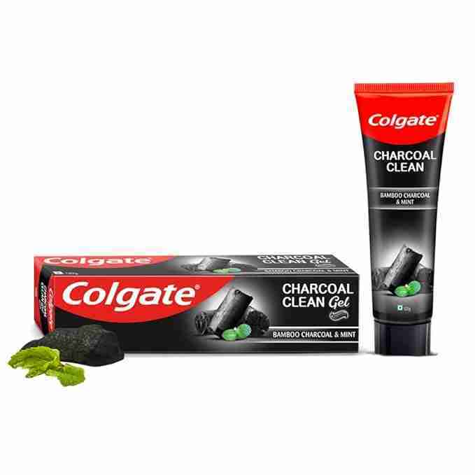 Colgate Charcoal Clean Black Gel Toothpaste , Pack of 120g Deep Clean Tooth paste With Bamboo Charcoal & Wintergreen Mint For Plaque Removal, Deep Clean & Tingling Fresh Mouth Experience