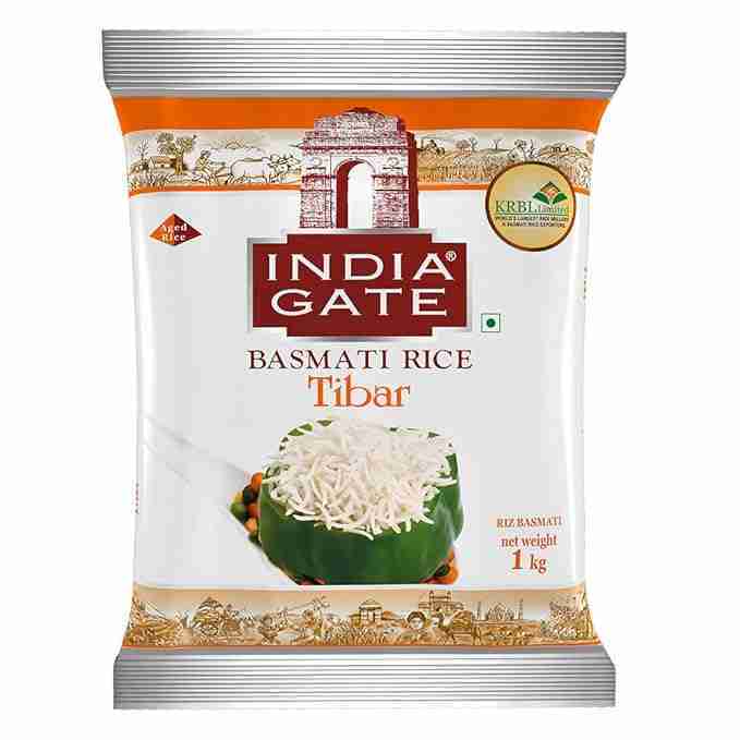 India Gate Basmati Rice Tibar, 1kg