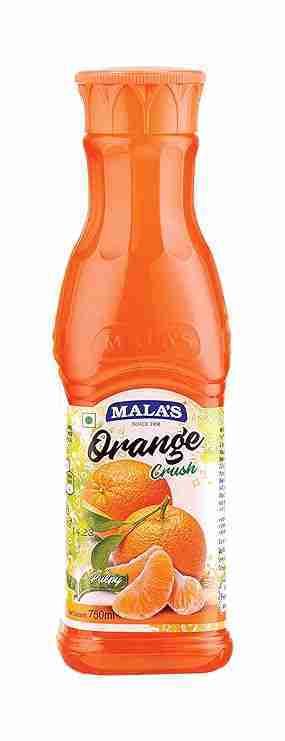 Mala's, Fruit Crush Orange 750ml, orenge, Medium